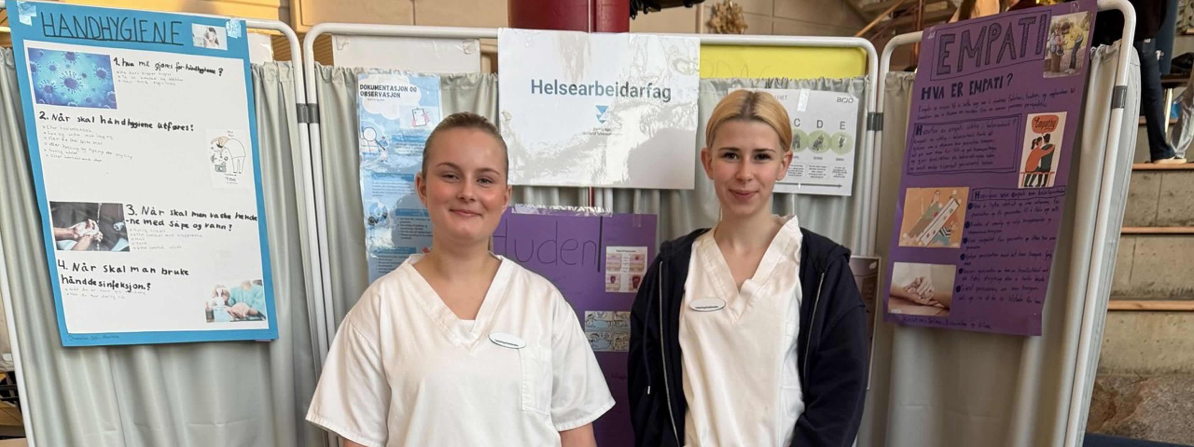 To elevar frå helsearbeidarfag